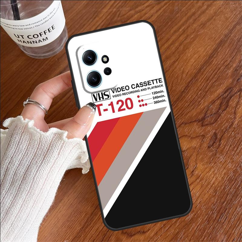 Retro VHS Tape Case For Xiaomi Redmi 14C 13C 10C 12C Redmi Note 14 Pro 13 12 11 9 10 9S 10S 11S 12S Cover