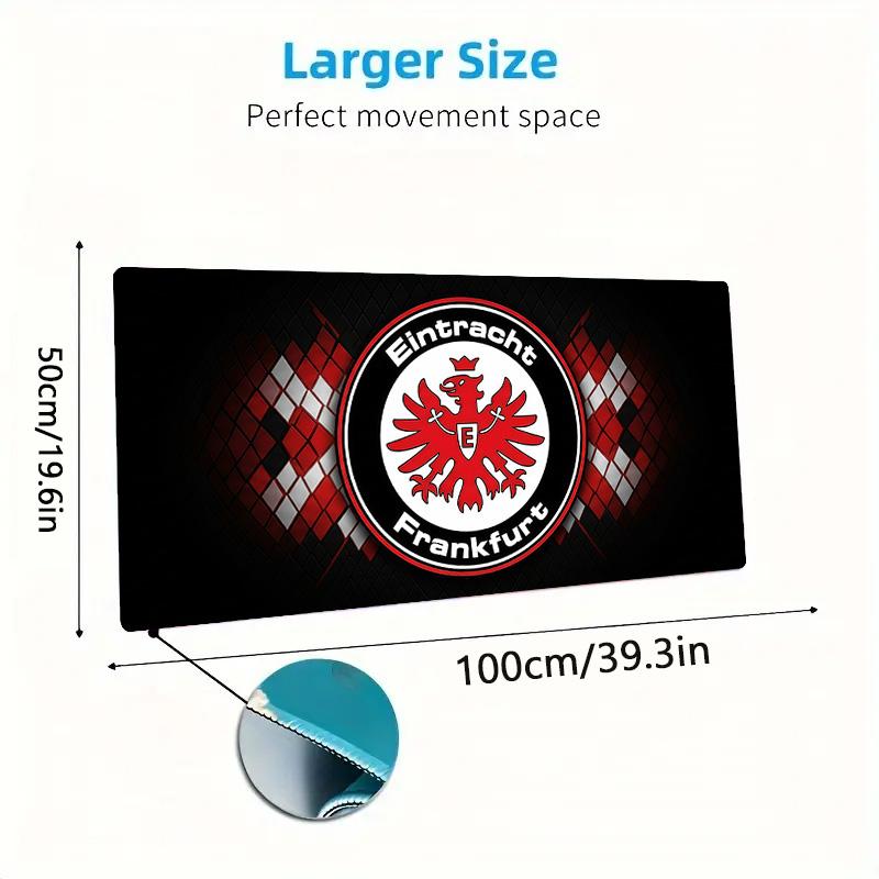 Eintracht Frankfurt Color Mouse Pad Large Gaming Table Cushion Non-slip Laptop Tablet Big Mousepad XXL Mat Mini PC Playmat With Lock edge