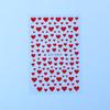 3D Black White Red Heart Villain Valentine'S Day Nail Art Stickers Nail Diy Colorful Nail Decals Nail Art Accessories