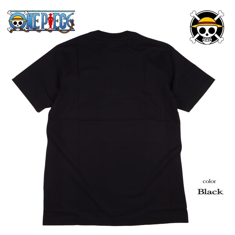 EVERSOUL ONE PIECE Short Straw Hat Character Anime Movie Size M T-Shirt, Sleeve, Pirates, Luffy, Chopper, Zoro, Sanji, Nami, Merchandise, Tee, Men's,