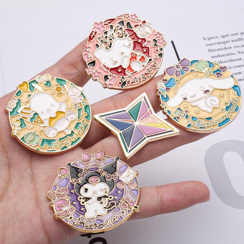 Adorable Cross-Border Cartoon Brooch for Men & Women - Trendy Metal Badge for Clothing & Bag Decoration