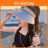 Summer Sun Protection Hat With Fan And Wide Brim For Outdoor Activities