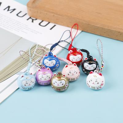 Мультфильм японский Lucky Cat брелок Maneki Neko безделушки автомобильная сумка кулон брелок