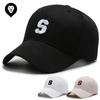 Hat Women's Summer New S Letter Embroidered Baseball Cap Spring and Autumn Outdoor Sun Hat Men's Casual Baseball Cap
