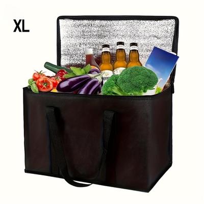 Вместительные термосумки для продуктов, складные, портативные, мягкие, легкие, многоразовые, для еды и пива.