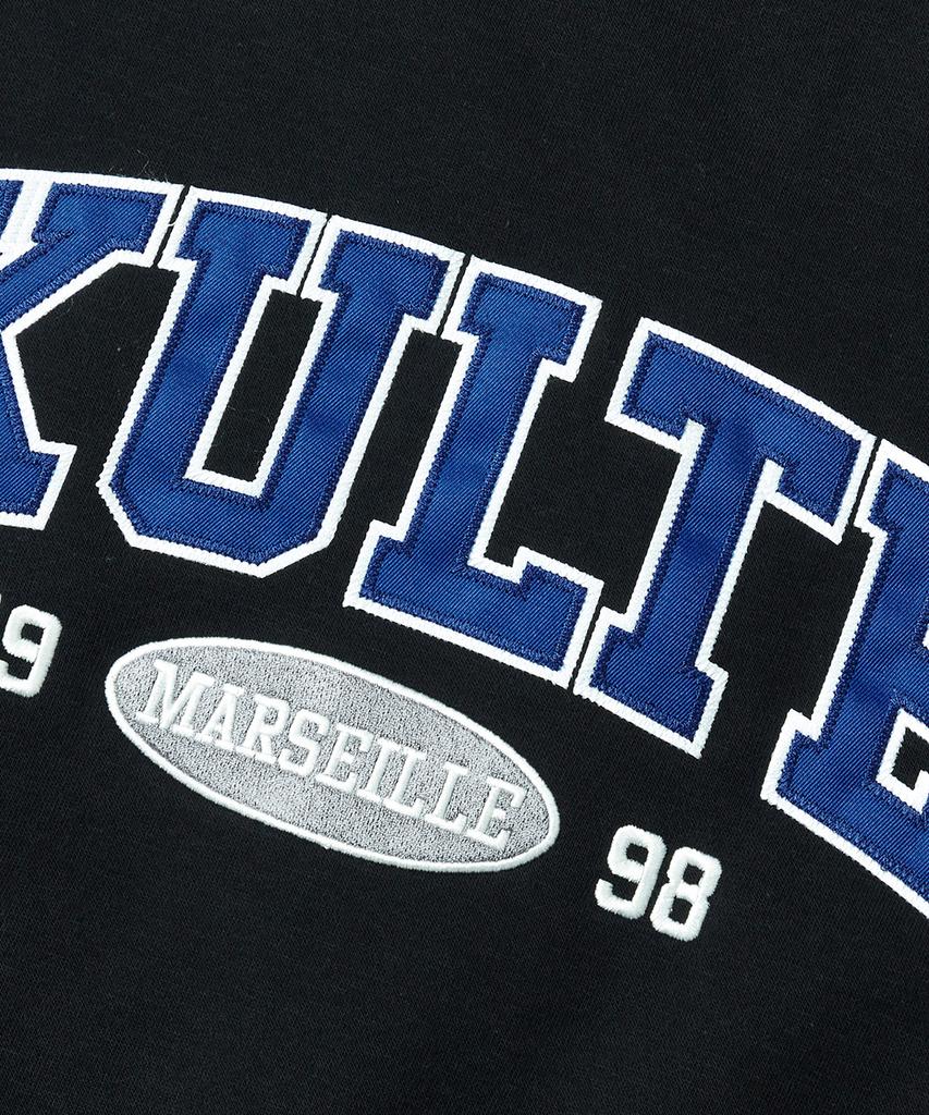 KULTE Twill Arch Logo Crewneck Black