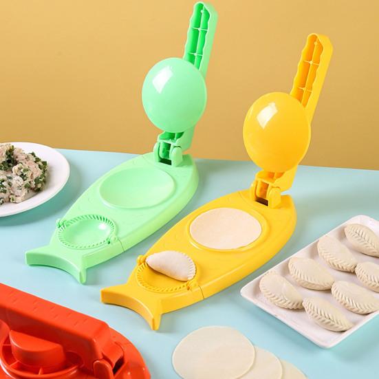 Машина для изготовления пельменей с антипригарным покрытием, экономящая время/трудозатраты, портативная машина для прессования пельменей, нескользящая кухонная машина для изготовления пельменей для домашнего использования