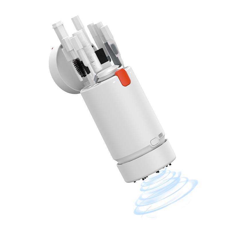 Комплект для чистки устройств: Очиститель экрана, Щетка для удаления пыли, Ручка для чистки телефонов, Очиститель для наушников, Салфетка для ноутбука