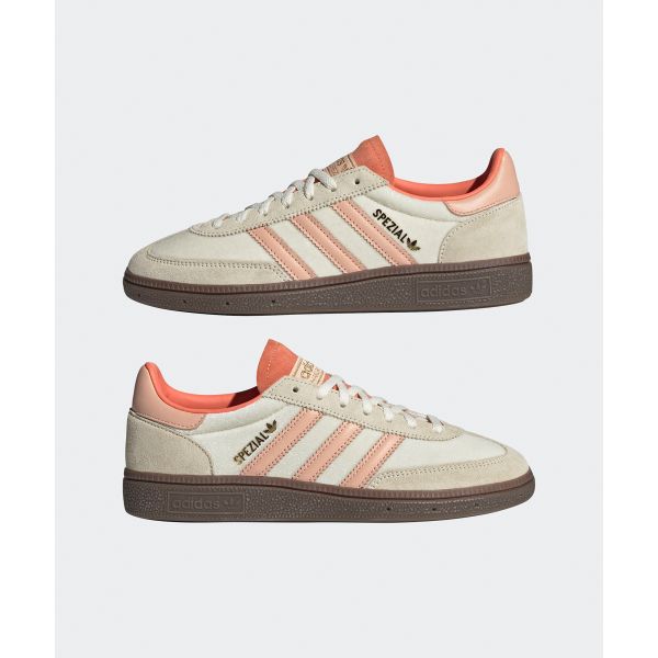 adidas Handball Spezial Cream White Coral женские кроссовки Power-Coral Semi-Coral JI2649