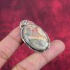 Laguna Lace Agate Pendant, Gemstone Jewelry 925 Solid Sterling Silver Pendant, Gift For Women Handmade Pendant