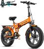 ENGWE folding electric bicycle, 48V 13Ah battery, range of 50-120 kilometers, 20-inch wide tires, 7 speeds, EP-2 Boost.