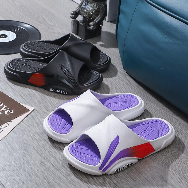 2024 летние тапочки для ходьбы по дерьму мужские повседневные модные босоножки на платформе мужские односложные пляжные туфли