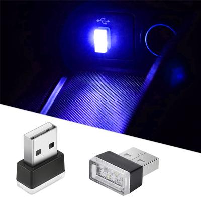 Мини-USB светодиодный автомобильный светильник, автомобильный интерьерный атмосферный светильник, декоративная лампа, аварийное освещение, ПК, автомобильный красочный свет, автомобильный аксессуар