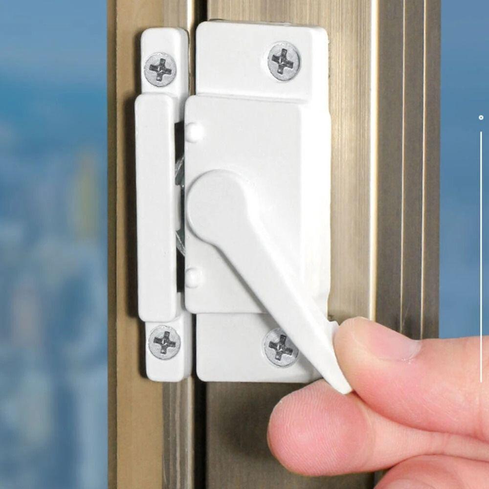 Anti-Theft Window Sash Locks Zinc Zinc Zinc Alloy Crescent Lock Window Lock Buckle Child Safety Protection