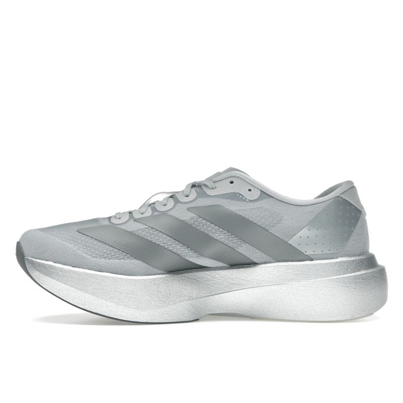 Adidas Adizero Evo SL серебристый металлик мужские кроссовки серый железо-металлик Halo-Silver JR3419