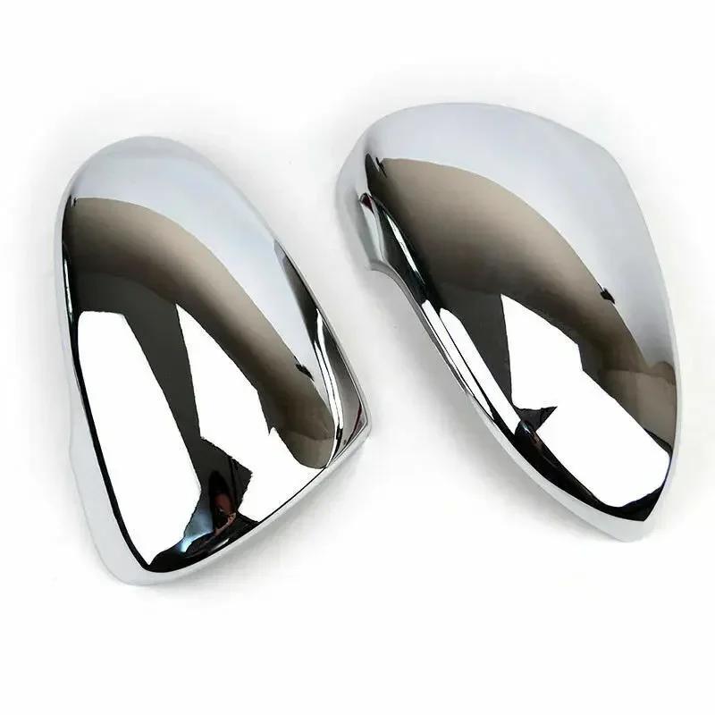 For Hyundai Tucson 2015 2016 2017- ABS Car Rearview Side Mirror Cover Wing Cap Exterior Door Housing Trim Adhesive Sticker