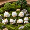 Миниатюрная фигурка кошки из смолы Yousheng, милые модели животных-кошек, миниатюрные украшения для топпера торта, микро-ландшафта, кукольного домика, сада, дома, стола