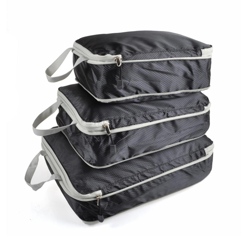 3Pcs/set Compressible Travel Storage Bag Portable Large Capacity Storage Bag Suitcase Luggage Packing Cubes