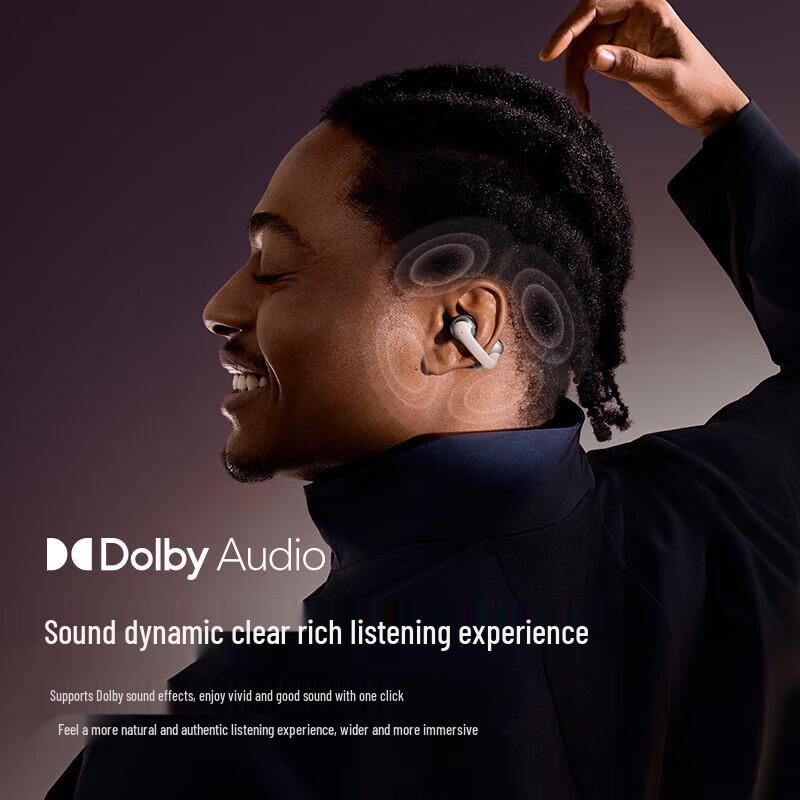 SHOKZ OpenDots ONE Clip-On Open-Ear Bluetooth Headphones