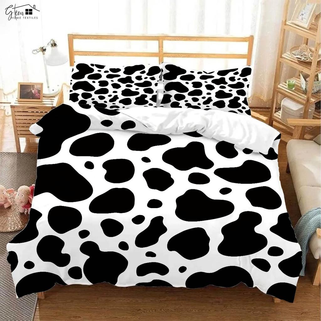 Розовый леопардовый черный зебровый принт пододеяльник мягкий и удобный пододеяльник наволочка комплект постельного белья машинная стирка 3 предмета