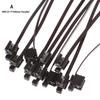 10 шт. 5X200 мм Автомобильный листовой металл Кабельная стяжка Крепление трубопровода Кромка Автомобильный люк Автомобильное окно Пластиковая стяжка-молния Жгут проводов Стальной зажим