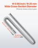Exhaust Hose, 1200mm Diesel Heater Flexible Exhaust Pipe, Stainless Steel Exhausts Hose with 2 Hose Clamps, Exhausts Hoses Kit Diesel Heater