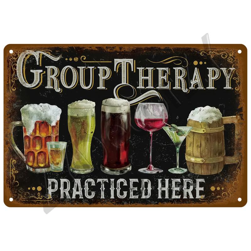 Vintage Posters Cocktail Tin Sign Plaque Metal Sign Plate Decoration Wall Art Home Decor For Bar Pub Club Man Cave Iron Painting