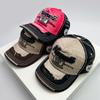 Корейские Винтажные Стирка Мужские Женские Бейсболки Хлопковые Snapback Кепки Вышивка Новые Универсальные Модные Буквы Отдых Потертый