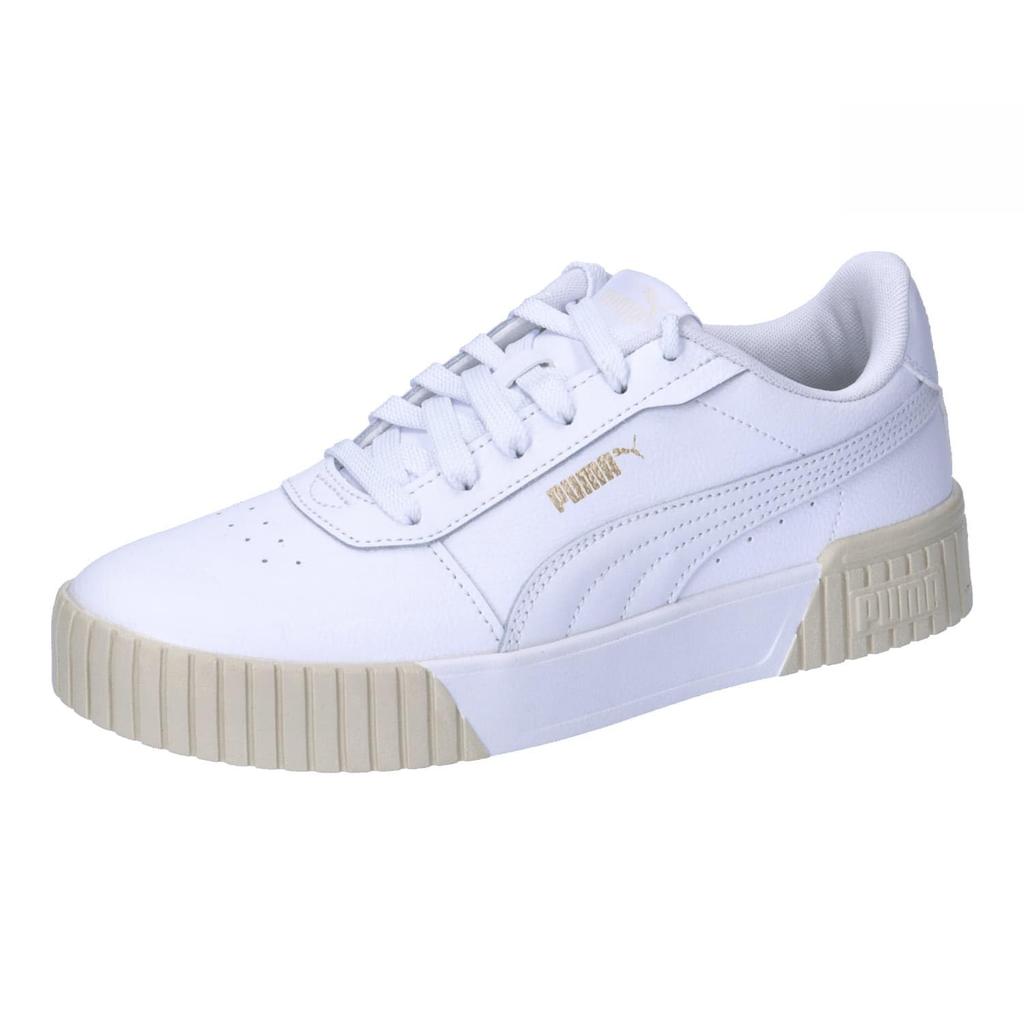 Puma Carina Sneakers 2024 White Snow Cm 2.0 (385849) Women's Fall/Winter Colors Gold/Alpine (Size 28), 22.0