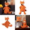 Милая плюшевая игрушка лисичка оранжевого цвета для девочек Идеальный подарок на день рождения Мягкая и приятная на ощупь 15см/33см/42см/65см
