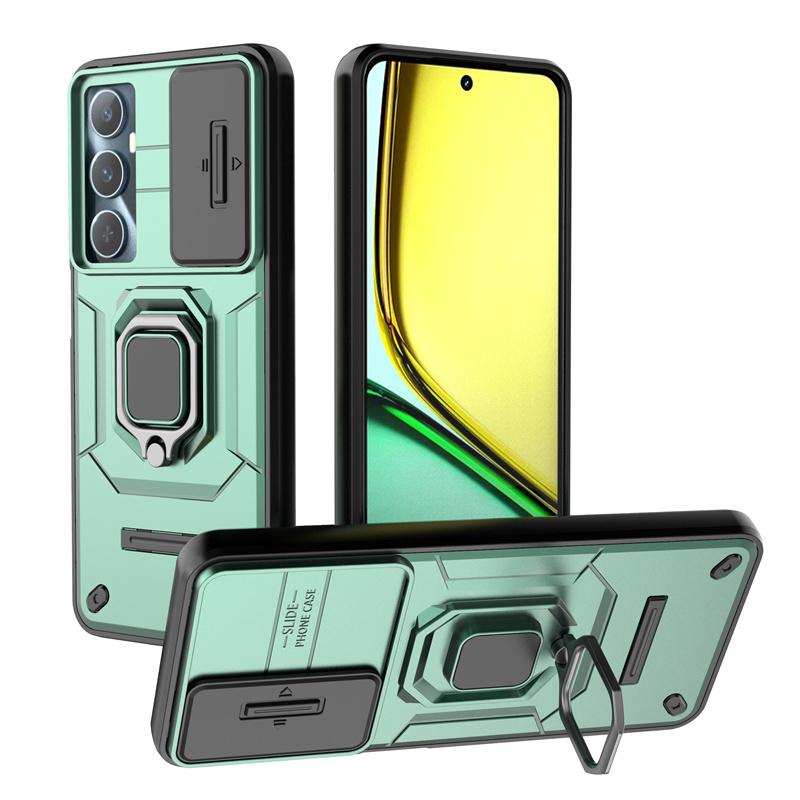 Для Oppo Realme C65 4g чехол магнитное кольцо бронированные чехлы для телефонов RealmeC65 Realmi C65 C 65 65C 4G 2024 защитный чехол для камеры