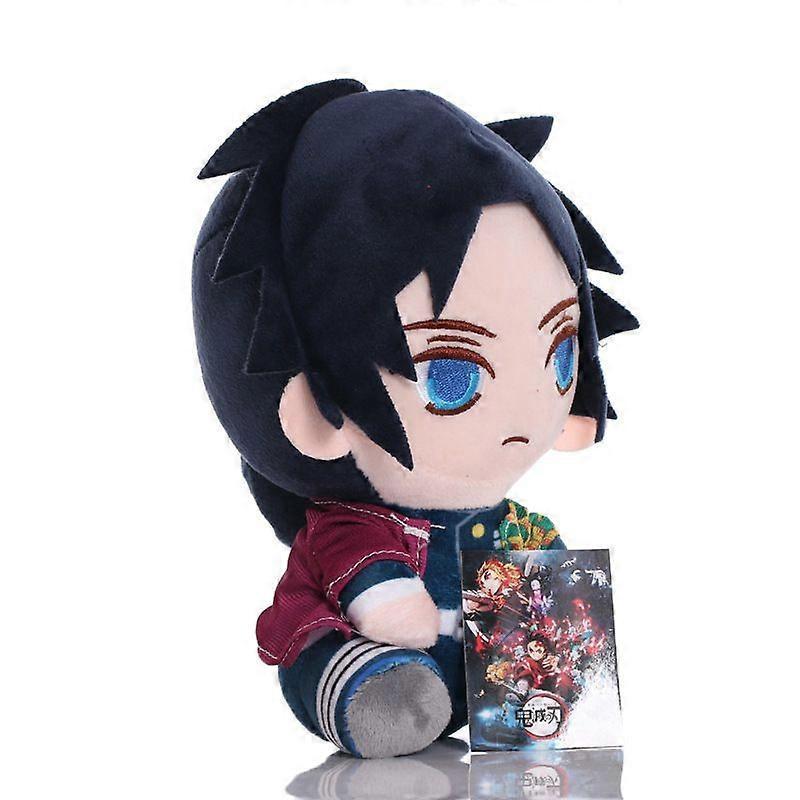 Demon Slayer Tomioka Giyuu Plush Toy Doll Kids Gifts 19cm