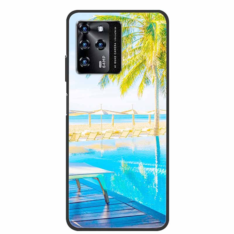 Чехол для ZTE Blade V30 Роскошный силиконовый ТПУ Мягкий чехол для телефона для ZTE Blade V30 Vita 9030 8030 Ударопрочный с узором в виде сердца Coque