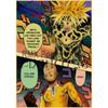 One Punch Man Posters Aesthetic Home Decor HD Print Pictures Living Room Bar Cafe Wall Art Painting Kraft Paper Anime Poster