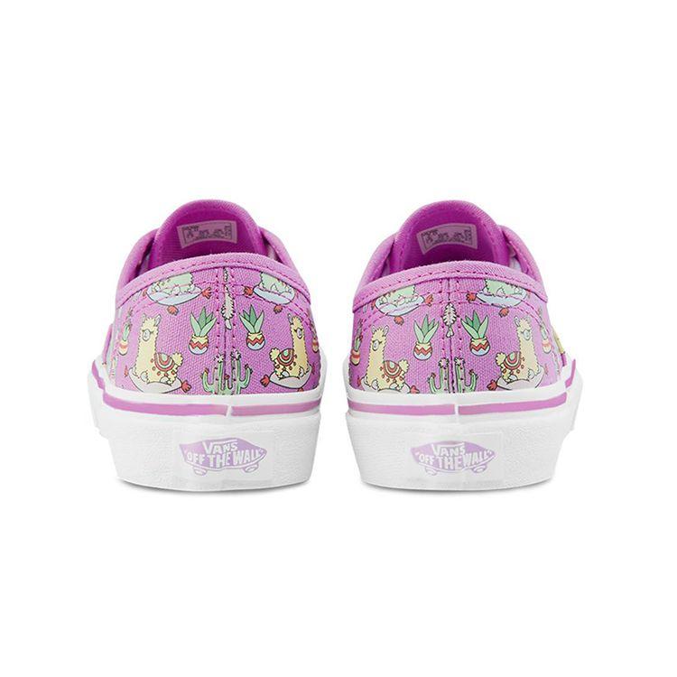 Vans Authentic Canvas Low Top Skate Shoes Pink Kids Sneaker VN0A3UIV30N