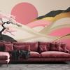 Wallpaper Asian Landscape Abstraction