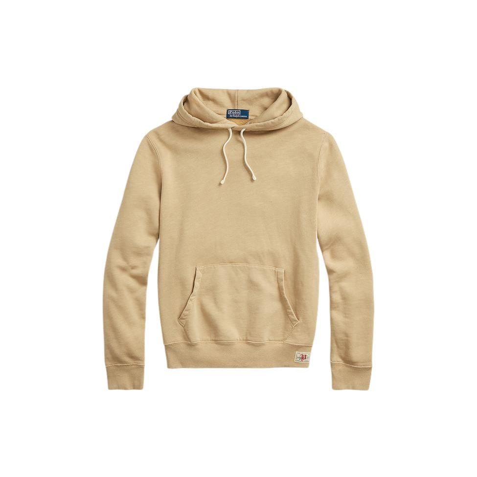 Polo Ralph Lauren FW22 однотонный пуловер с длинным рукавом мужская толстовка коричневый MNPOKNI16822299-250