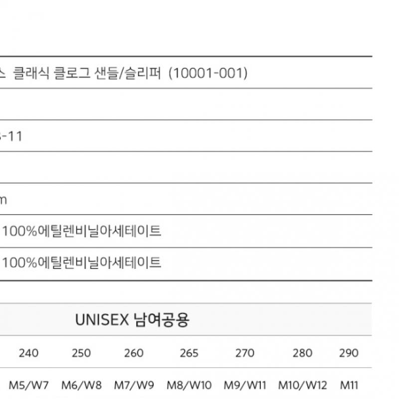 Crocs Классический черный Классический черный