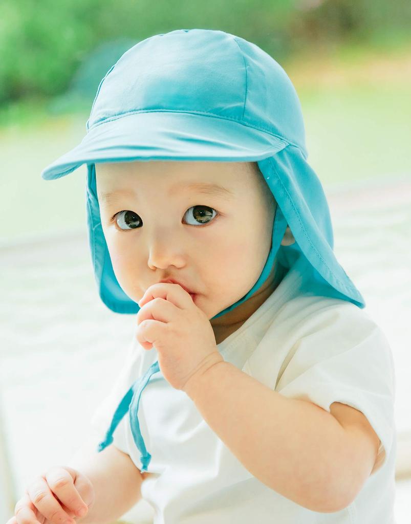 0 Months To 2 Years Old Baby Boys Girls UPF UV Protection Hat Summer Hat Aqua S [Vaenait Baby] 50+