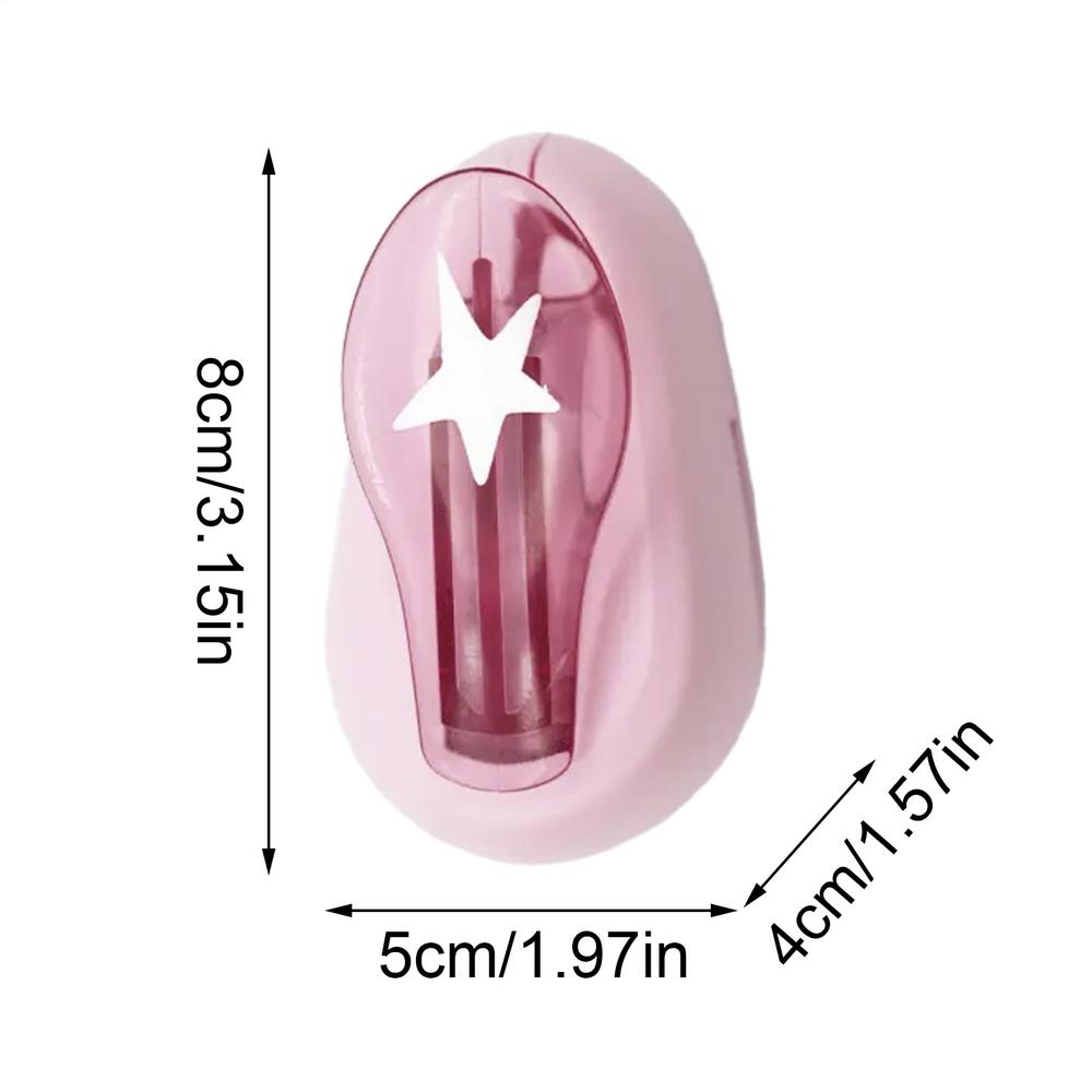 Manual Paper Punch Christmas Stamp Hole Punch Xmas Tree And Star Shaped Stamp Puncher Binder Scrapbook Stamps Hole Cutter