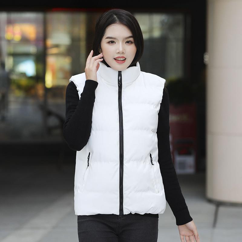 Autumn and Winter Men's Hooded Slim Down Cotton Clothes Youth Original Hong Kong Style Trend Vest Cotton