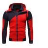 Men's Color-Block Double Zipper Hoodie – Casual Sportswear