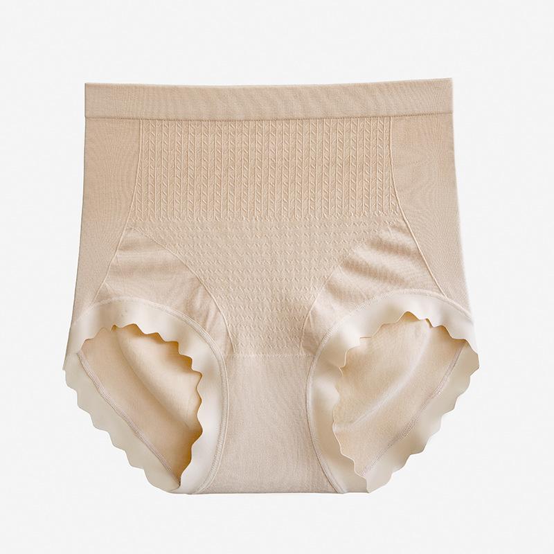 Нижнее белье женское с высокой талией, утягивающее бедра, утягивающее треугольное нижнее белье, трусики-трусы большого размера, антибактериальные, с промежностью