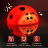Ladybug Red RGB LED Night Light Cute Cartoon Animals Silicone Lamp Touch Sensor Timing USB Rechargeable for Children Kid Birthda