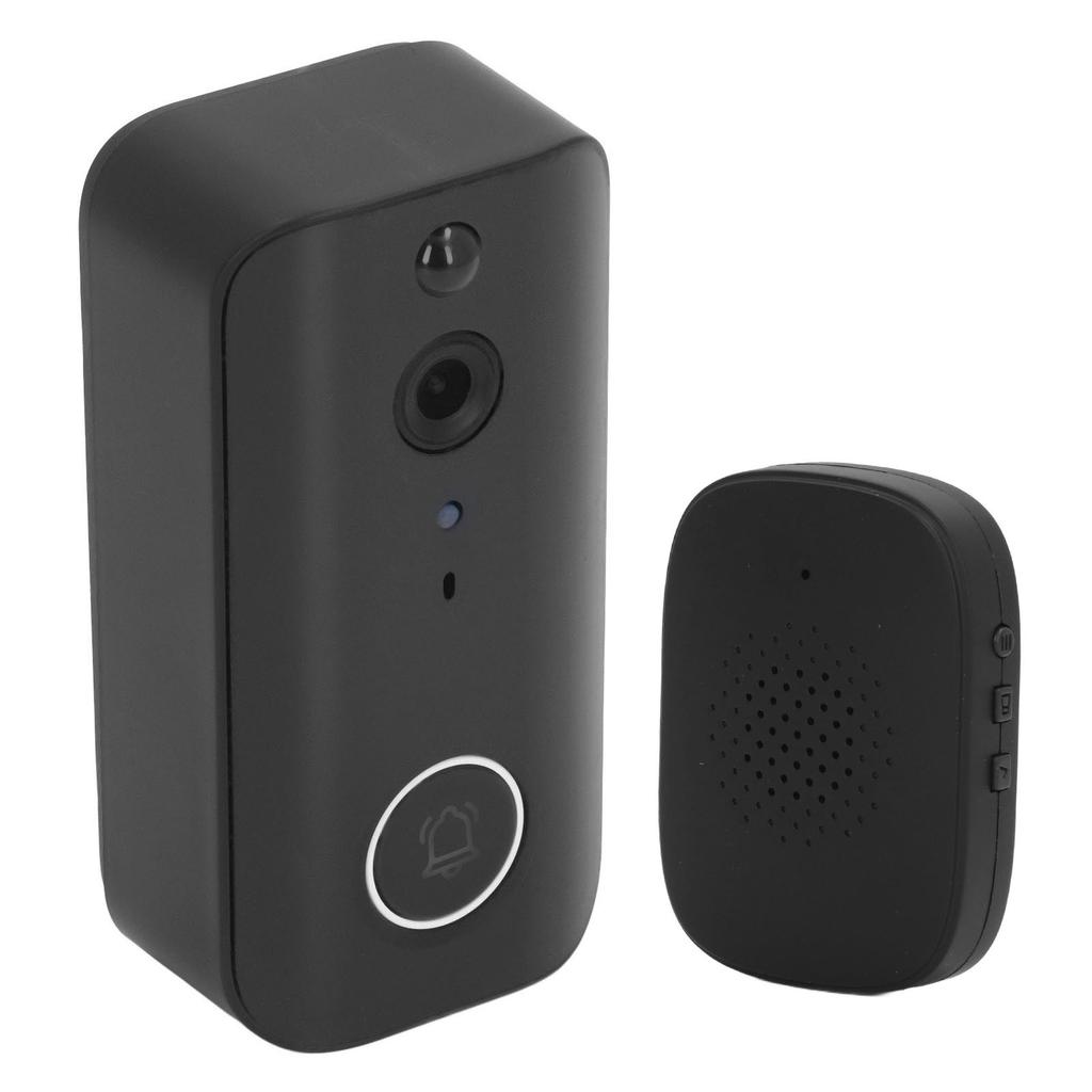 Беспроводной видеодомофон с камерой Wi-Fi с длительным временем ожидания, инфракрасным ночным видением, двусторонним разговором и обнаружением движения