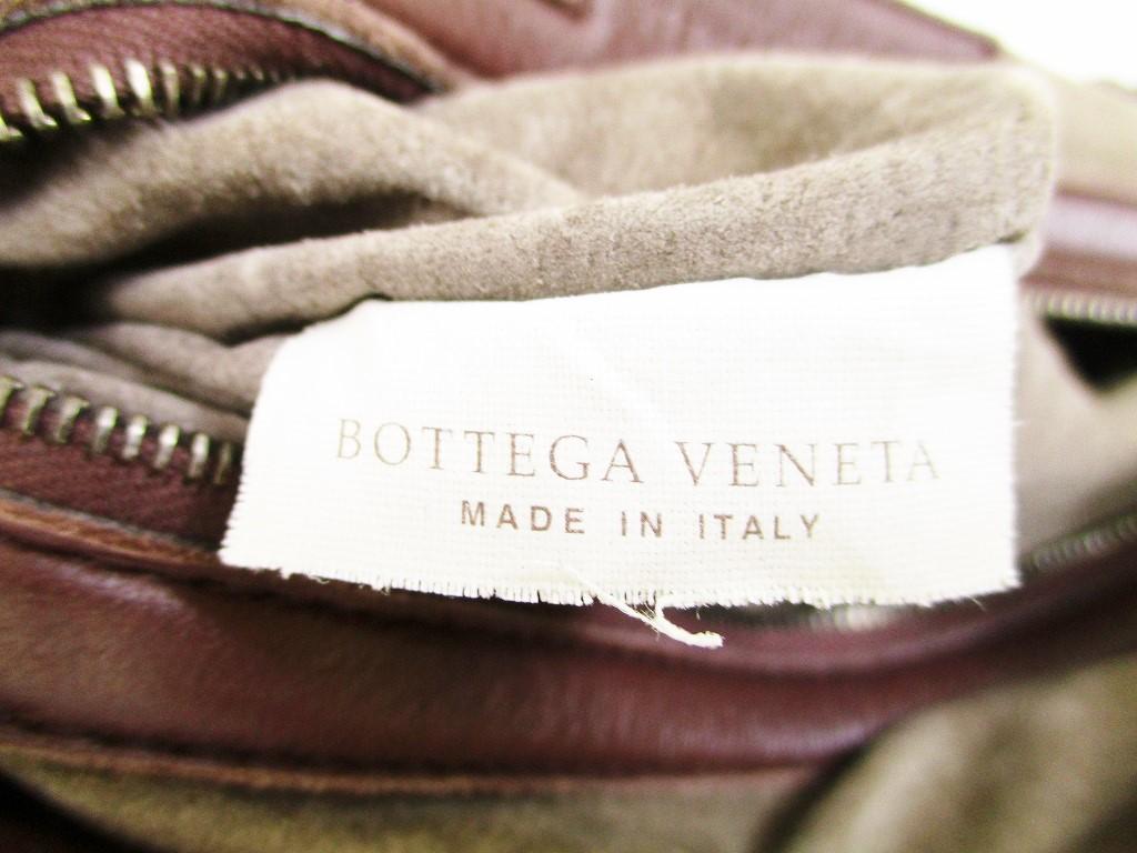 Оригинальная темно-коричневая ручная сумка BOTTEGA VENETA из кожи Intrecciato с ремешком, кошелек #6281 Б/У