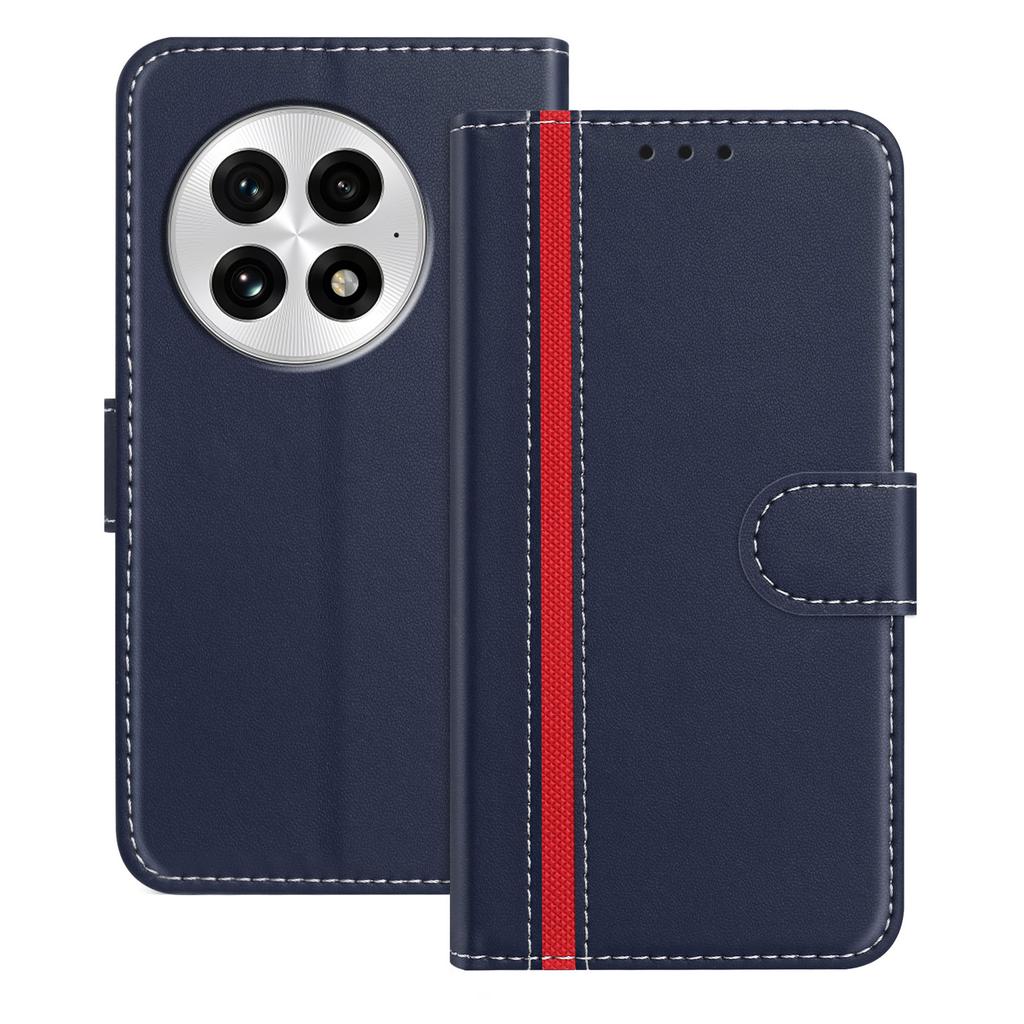 Для OnePlus 13 Чехлы для телефона Кошелек Подставка Цветное сочетание Кожаная обложка с магнитной застежкой