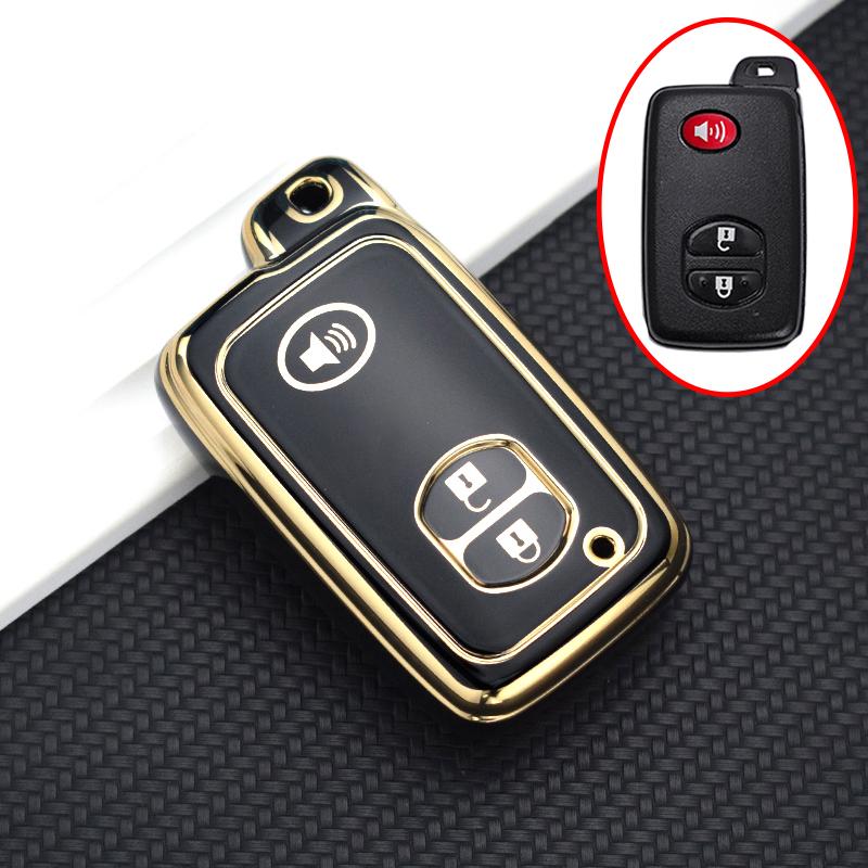 Чехол-брелок из ТПУ с 2/3/4 кнопками для автомобильного ключа Toyota Camry Prius Land Cruiser Prado 150 Crown Для Subaru Foreste Xv Набор брелков