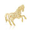 Новая персонализированная полая лошадка в лесном стиле, новая персонализированная полая лошадка в лесном стиле, брошь