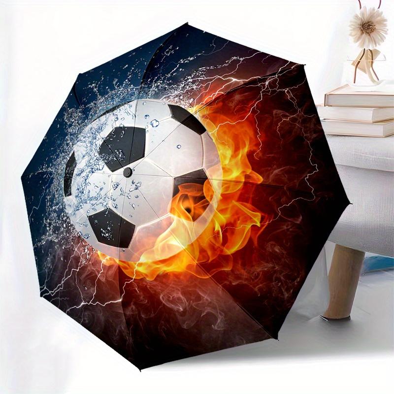 Fire & Ice Soccer Ball: The Ultimate Sports Accessory! Umbrella Day Gift Y283